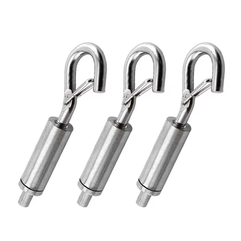 Móc treo dụng cụ bằng đồng MỘT có khóa an toàn Tính năng Dây tiết kiệm không gian Móc lò xo