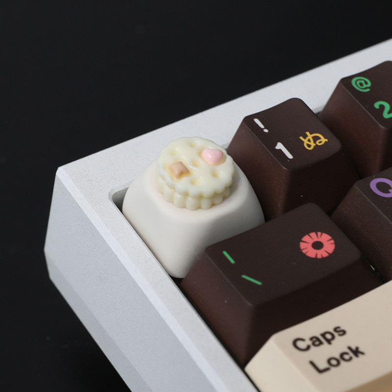 Keycap Bánh Quy Trái Tim Ngôi Sao Sweet Dessert Series | KCAP - World of keycaps