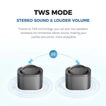 Loa Bluetooth Philips TAS4200 – Âm thanh 20W | Âm thanh nổi TWS | Phát nhạc 10h | AUX / TF | Có tay cầm — ảnh 6