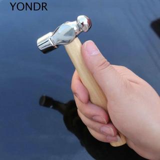 Búa cầm tay YONDR, Búa Mini nhỏ đa chức năng, Dụng cụ thoát hiểm ô tô Tay cầm bằng gỗ Đầu tròn Bóng Peen Búa chế biến gỗ