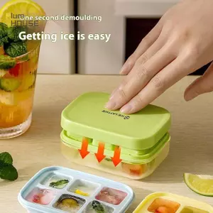 PlumHOUSE Khay Silicon Dễ Dàng Bấm - Khuôn Làm Lạnh Nhanh Cấp Thực Phẩm Cho Nhà Bếp Gia Đình & Sử Dụng Ngoài Trời Phụ Kiện Nhà Bếp VN