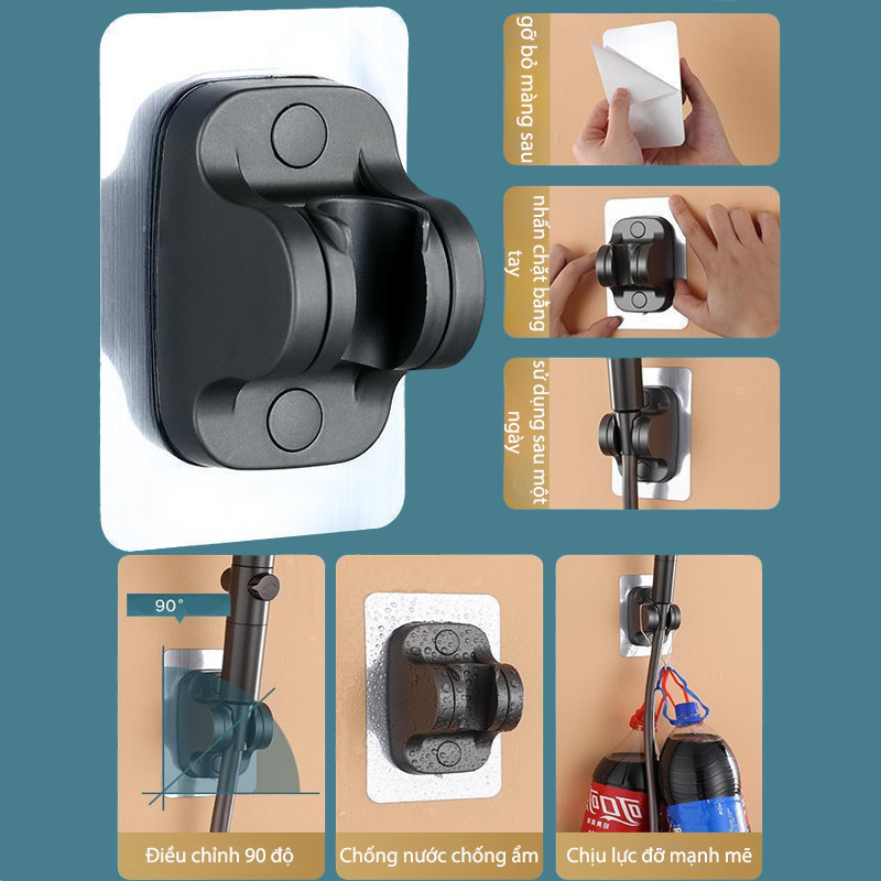 Vòi sen tăng áp 3 chế độ,Vòi Sen Tăng Áp Cao Cấp,có đầu xả lớn,Có Lõi Lọc Nước An Toàn Cho Da