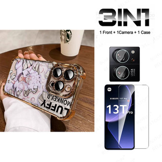 Ốp Lưng 3 in1 One Piece Cho OPPO K12X K9S K12 K12S K13 Turbo Vỏ Điện Thoại Mềm Chống Rơi Vỏ Bảo Vệ