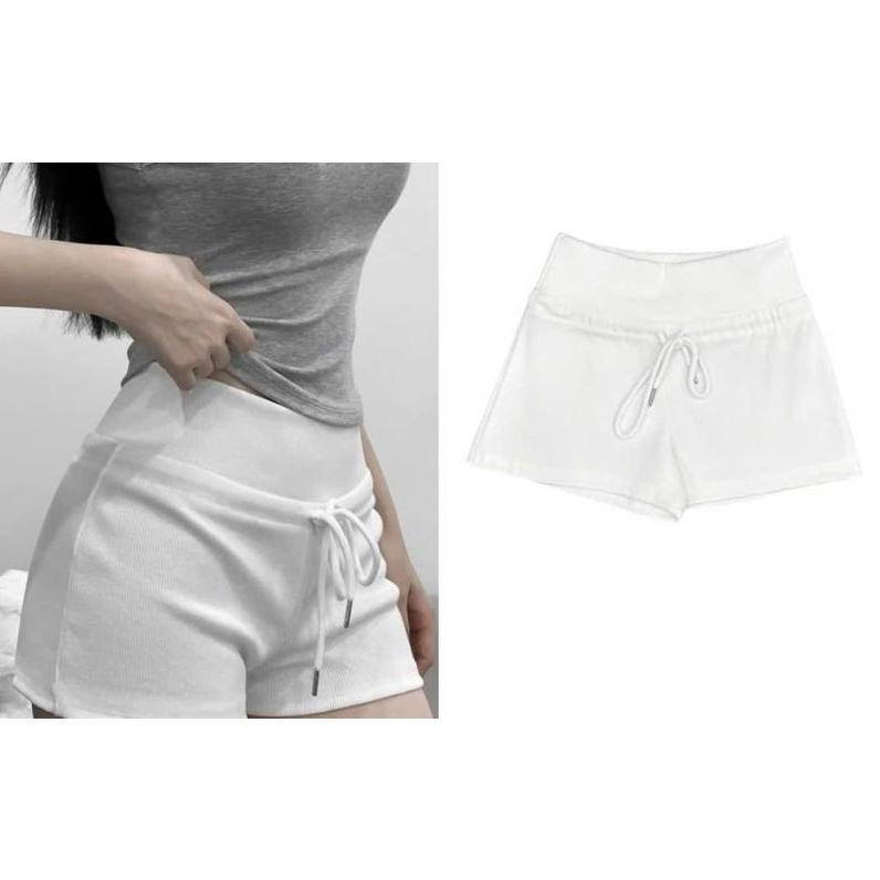 Quần Đùi Nữ Ôm Gọn Tôn Dáng Vải Thun Gân Co Giãn Basic Phối Viền Màu Nổi Bật- Q0967