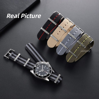 Dù Co Giãn NATO Nylon Dây Đồng Hồ Co Giãn Dây Đeo 18 Mm 20 Mm 22 Mm ZULU Đồng Hồ Dây Đeo Quân Sự Cho Seiko 5 Diver Lặn Nam Nữ Vòng Tay Quấn Xung Quanh