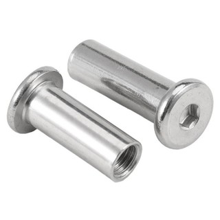 Đinh tán inox, đinh tán vặn ren inox 304 đầu lục giác  M2 / M3 / M4 【 JYD-ZZ-Z】