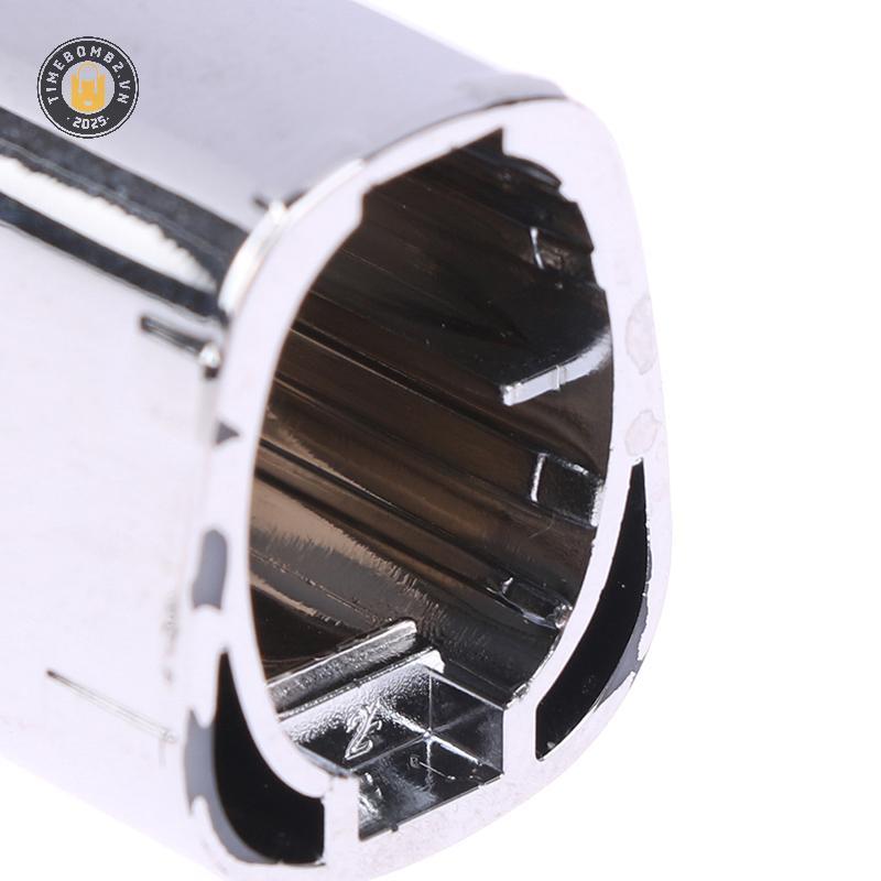 {TB & Bag} Nắp nút phanh tay Chrome Handbrake Lever Nút đỗ xe Vỏ bạc Nội thất ô tô cho Cross 6Rd711333Một phụ kiện.