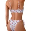 Đồ bơi nữ Áo tắm Bikini in ren gợi cảm