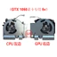 IiNEW CPU GPU Quạt Làm Mát Cho Xiaomi 15.6 Game Book GTX1050ti EG75070S1-C430-S9A EG75070S1-C440-S9A 171502-AA / AO / AD / AB / AM 5V 0.5A *