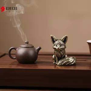 Tượng Cáo Đồng Dễ Thương Cáo Thu Nhỏ Các Bức Tượng Nhỏ Để Bàn Trang Trí Phụ Kiện Đồng Động Vật Điêu Khắc Trang Trí Nhà Thủ Công VN