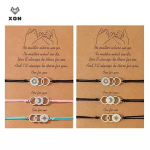 3 Cái / bộ Gia Đình Em Gái Quà Tặng Vòng Tay Lời Hứa Pinky Vòng Tay Mối Quan Hệ Tình Bạn Cho Những Người Bạn Thân Nhất Chị Em Gia Đình Dropship [Mina]