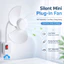 🌤️COD🌤️Quạt Treo Tường Mini 3 Cánh, Quạt Cắm Điện Xoay 360 Độ Để Nhà Bếp Nhà Tắm Tiện Lợi