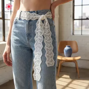 MJnmc Dây Thắt Lưng Ren Y2k Phong Cách Dài Mỏng Thắt Lưng Nơ Và Hoa Thiết Kế Dây Buộc Cho Váy Phụ Kiện Thời Trang Hoàn Hảo Cho Sự Kiện Đặc Biệt Mới