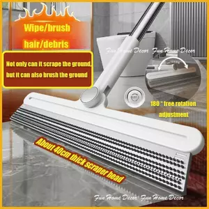 Chổi Silicon Cực Silicon Có Thể Mở Rộng Chổi Hai Mặt Chổi Quét Cho Gạch Đá Cẩm Thạch Xi măng Kính Cửa Sổ jiwvn