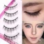 Lông mi giả hình dáng tự nhiên - Thân cứng cho bé để trang điểm hàng ngày Cosplay