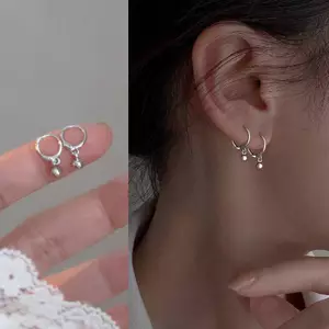 JULYHOT Nhỏ Hạt Tròn Bông Tai Nữ Đơn Giản Cá Tính Thời Trang Bông Tai Tặng Massivedeals