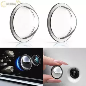 EDIWANY 2 / 4 Vỏ bảo vệ ống kính bảo vệ, Tấm chắn chống mưa Vỏ bảo vệ Camera phía trước chống nước, Bảo vệ ống kính chống va chạm PC HD hình cầu cho mẫu Tesla