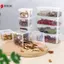 Hộp đựng thực phẩm bằng nhựa trong suốt Bình kín Hộp đựng gia vị chống ẩm Tổ chức lưu trữ nhà bếp VN