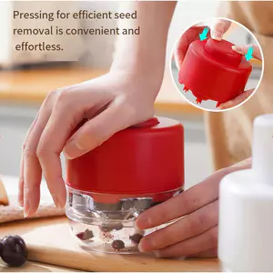 7-Hole Press Cherry Core Remover Cherry Red Date Core Remover Multi Particle Separator Fruit Seed Remover Tool AKLU