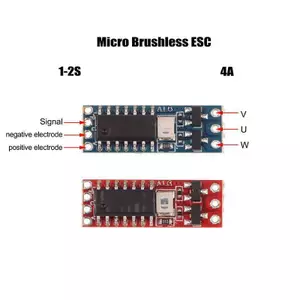 Bảng điều khiển động cơ không chổi than 1S-2S DC 3.7V-8,4V 4A cho 1104 1106 1306 1407 1503 [Vn]