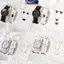 MAKY 5 Cái / bộ Đồng Hồ Nữ Thời Trang Mặt Tròn Đồng Hồ Cổ Điển Nữ Áo & Bộ Trang Sức Đơn Giản Cho Nữ Quà Tặng VN