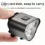 Đèn pha xe đạp 500 Lumen có đèn LED COB Đèn trước xe đạp leo núi chống nước