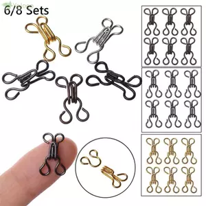 YOLOGO 6 / 8 Bộ Khóa Kim Loại Vô Hình 11 / 14 / 16 / 18 Mm Cô Gái Dễ Thương Quà Tặng DIY Quần Áo Búp Bê