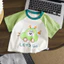 Áo thun Cotton nguyên chất cho bé Quần áo mùa hè ngắn tay cho trẻ em Phù hợp mọi trận đấu thông thường Bé trai Bé gái Thời trang Áo mùa hè Quần áo trẻ em JNTE