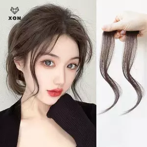 Tổng Hợp 3DAir Nổ Tóc Kẹp-In Nổ Nối Dài Giả Giả Tự Nhiên Nổ Nổ Topper Tóc Vô Hình Clourse Bang [Mina]