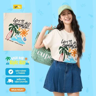 [DREAM TEAM] Áo thun nữ YODY in hình trẻ trung, có đồng phục gia đình, đội nhóm WCTS26S020