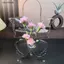 Ziyulinyuk Trong Suốt Bướm Acrylic Bình Hoa Ba Chiều Hoa Sắp Xếp Phụ Kiện Bình Bướm Trang Trí Nhà Cửa VN