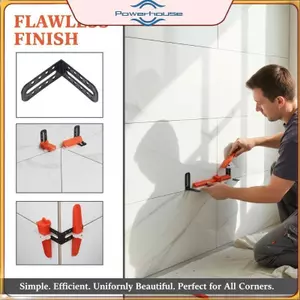POWER 25 Chiếc Hệ Thống San Bằng Ngói Kẹp Tầng Tấm Lót Tường Miếng Đệm Định Vị Công Cụ Chống Trơn Trượt Cho Ngay Cả Các Dự Án Bề Mặt Ngói.