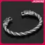 JASMINE Rồng Thép Không Gỉ Vòng Tay Trang Sức Phụ Kiện Thời Trang Viking Vòng Tay Nam Dây Đeo Tay Vòng Tay Cho Nữ Lắc Tay JASMINE