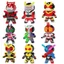 Kamen Rider Zi-O Mini Hạt Khối Xây Dựng Hình DIY Tự Lắp Ráp Tokusatsu Nhân Vật Handmade Hình Để Bàn Trang Trí Sưu Tập Đồ Chơi Quà Tặng Cho Người Hâm Mộ
