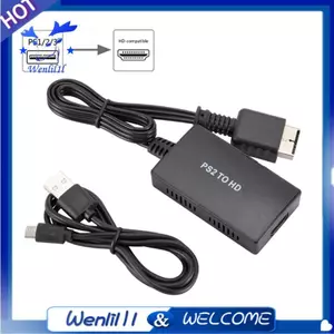 Dành Cho PS2 Sang HD Âm Thanh Video Chuyển Đổi Bộ Chuyển Đổi Cáp Full HD 1080P Cho PS1 / 2 / 3 Chế Độ Hiển Thị Cho HDTV PC Full HD Cáp Adapter