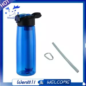 Bình Nước Có Bộ Lọc Nước Nắp Có Thể Khóa Chai Máy Lọc Nước Miễn Phí Cho Du Lịch, Đi Bộ Đường Dài, Cắm Trại, Khẩn Cấp