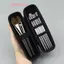 Hộp đựng cọ trang điểm nữ Túi đựng mỹ phẩm nhỏ tinh khiết Lipsti Pen Organizer Hộp đựng dụng cụ làm đẹp Hộp lưu trữ dây kéo Túi dài