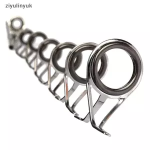 Ziyulinyuk 4 Cái / bộ Câu Chuyện Câu Cá Thép Không Gỉ Bộ Dụng Cụ Sửa Chữa Cần Câu Hướng Dẫn Vòng Đầu Câu Cá Vòng Tròn Vòng Tròn Hướng Dẫn Mắt Vòng Dây VN