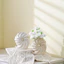 Bình gốm vỏ sò phong cách Bắc Âu Kết cấu xoắn ốc Chậu hoa Wabi Sabi Phòng khách Lối vào Sắp xếp hoa khô Tàu trang trí để trang trí nhà cửa