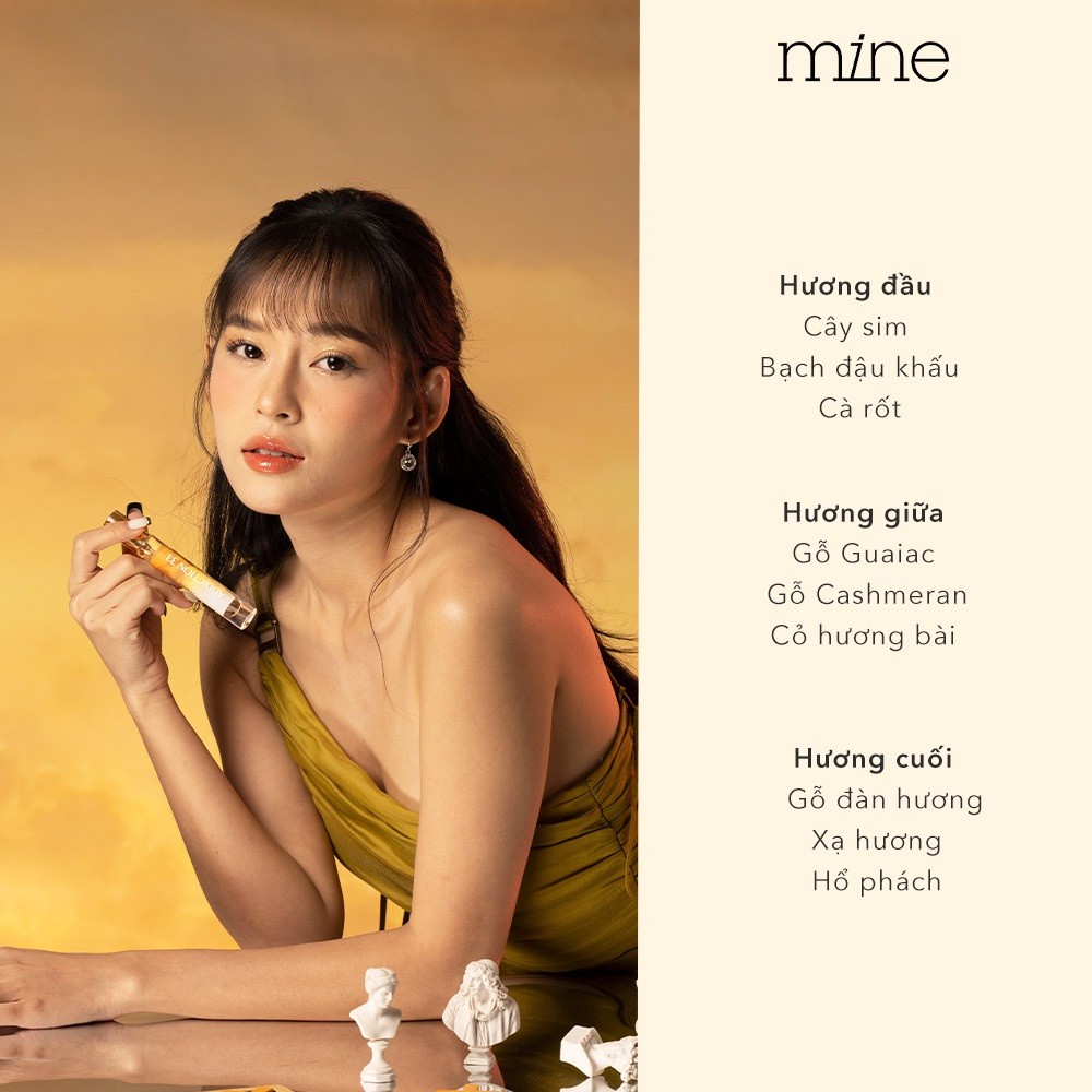 [TẶNG 1 NƯỚC HOA 2ML] Nước Hoa Mine Addiction 33 Hương Gỗ Cao Cấp Từ Thụy Sĩ, Giúp Tạo Cảm Giác Trầm Ấm, Thư Giãn 9ml
