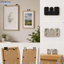 DAYBREAK 10 Chiếc Giá Treo Hình, Dễ Dàng Lắp Đặt Chân Đế Treo Bằng Thép Không Gỉ, Thiết Kế Lồng Vào Nhau Đa Năng Cao Cấp Chống Rỉ Cố Định Tường Chân Đế Tường Văn Phòng