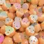 10 Chiếc Nhựa Kawaii Dạ Quang Vỏ Trứng Chi Kẹo Nhiều Màu Sắc 3D Sổ Lưu Niệm DIY Vỏ Điện Thoại Kem Gel Phụ Kiện Trang Trí Nhà Thủ Công