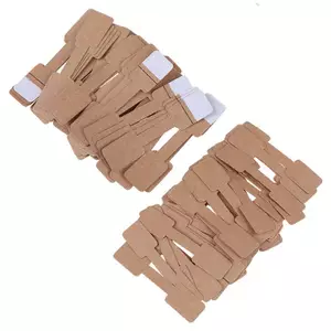 Ziyulinyuk 50 / 100 Cái Quadrate nk Giá Thẻ Nelace Nhẫn Trang Sức Nhãn Giấy Stiers VN