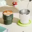 PUSKY 400ML Cốc Giữ Nhiệt Thép Không Gỉ 304 Hai Lớp Cách Nhiệt Cốc Nước Văn Phòng Sữa Cốc Cà Phê Sinh Viên Di Động Kín Cốc VN