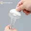 GE Nút Chặn Cửa Silicon Tắt Tiếng Tự Dính Cửa Cản Cửa Hút Phía Sau Giữ Tường Bảo Vệ Chống Va Chạm Giá Đỡ Cửa VN