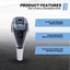 Xe Ô Tô Đa Năng LED Pha Lê Tay Cầm Hộp Số Bằng Tay Chuyển Dịch Núm Đòn Bẩy Đầu Cho