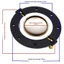 44.4mm 44.5mm Lõi Treble Giọng Nói Cuộn Dây Đồng Nhôm Dây Tròn Sân Khấu Chuyên Nghiệp Âm Thanh Âm Thanh Phim Titan Màng Tròn Dây Đồng Tròn