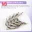 5 Khung Kim Loại Snap Clasp Họa Tiết Vòm Đồng Xu Phong Cách Ví Bạc