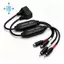 Bộ mở rộng âm thanh Cáp mạng 100M Đỏ trắng sang RJ45 Mở rộng truyền tín hiệu 100m cho người chơi âm thanh