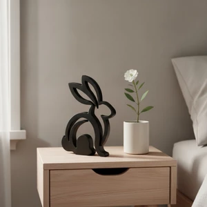 Tượng Thỏ Đứng Tối Giản Hình Bóng Hình Thỏ Trang Trí Nghệ Thuật Trang Trí Phong Cách Bắc Âu Cho Tủ Đầu Giường